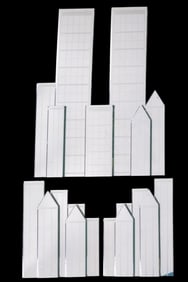 Vintage City Scape Wall Mirrors (3 Pieces)