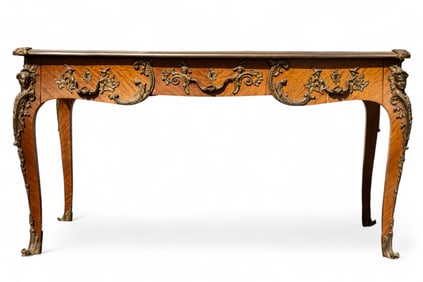Antique Louis XV Style Maple Desk
