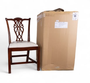 Pair of Country Chippendale Style Chairs (NIB)