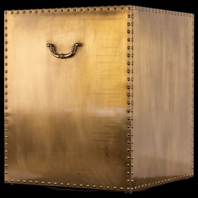 Wood and Brass English Tinder Box