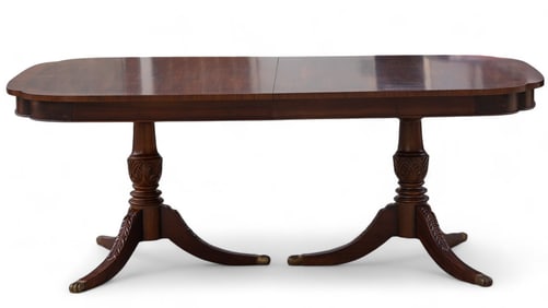 Mahogany Pedestal Dining Table
