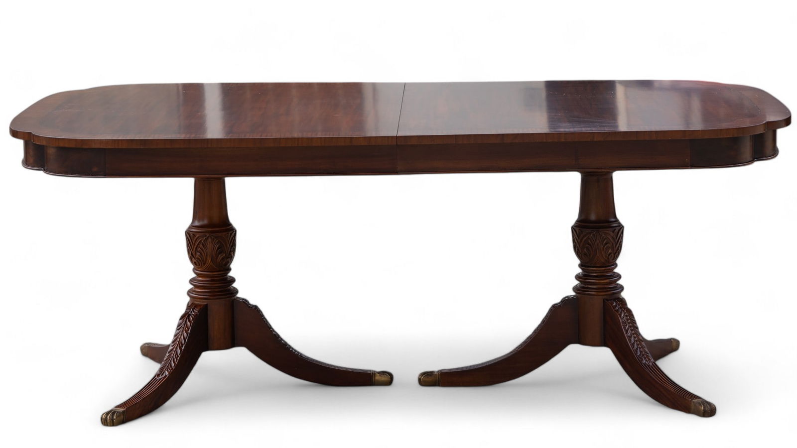 Mahogany Pedestal Dining Table (1 of 15)