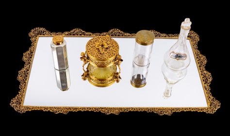Early Mirrored Tray & More