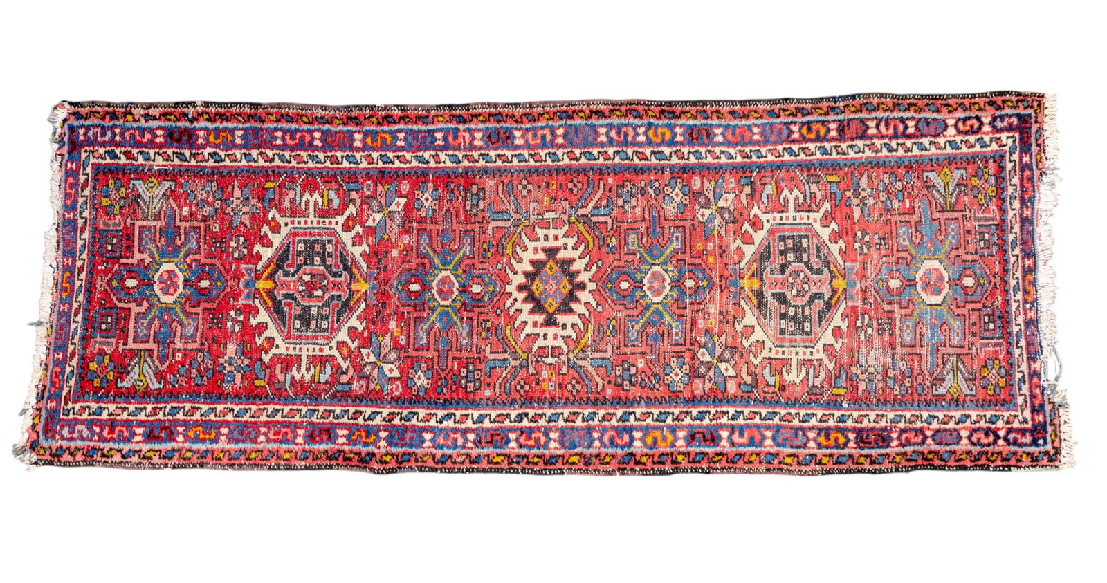 Antique Handwoven Persian Heriz Runner. (1 of 13)