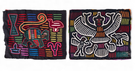 Kuna Mola Applique Tapestries (2)