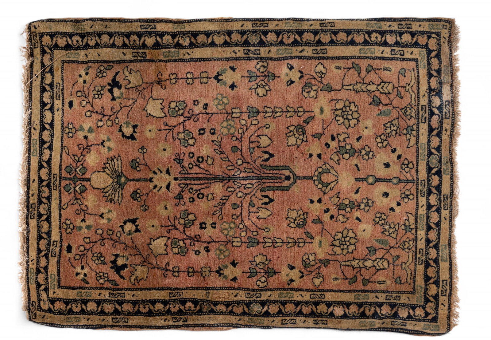 Early Hand Woven Persian Mat (1 of 8)