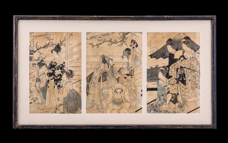 Kitagawa Utamaro (1753-1806) Japanese Woodblock