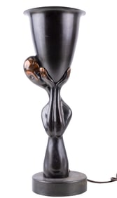 Early Vintage Art Deco Figural Lamp