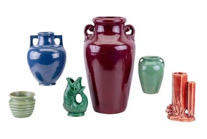 Dartmouth,McCoy, Art Pottery Grouping (6)