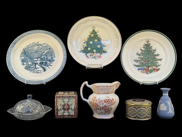 Wedgewood, Early Tins, Woods Ware & More