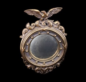 Small Federal Style Bullseye Mirror