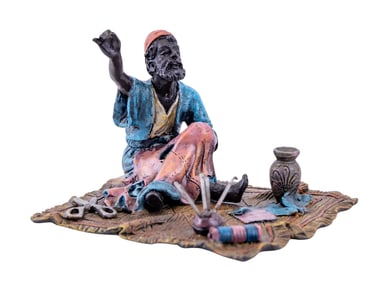 Franz Bergman Bronze Arabian Tailor Statuette