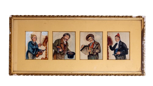 Original Watercolor Panels (4)