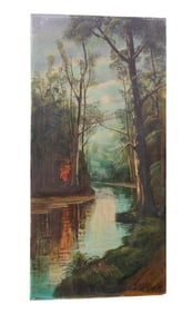 Early Forest Oil on Board (H.S Leighner)