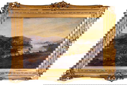 Antique Nautical Oil on Board, Unknown Artist.