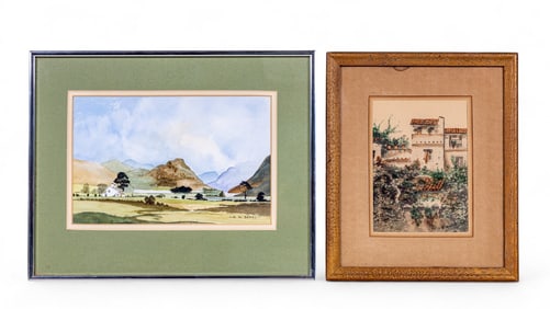 Original Signed Watercolors (2)