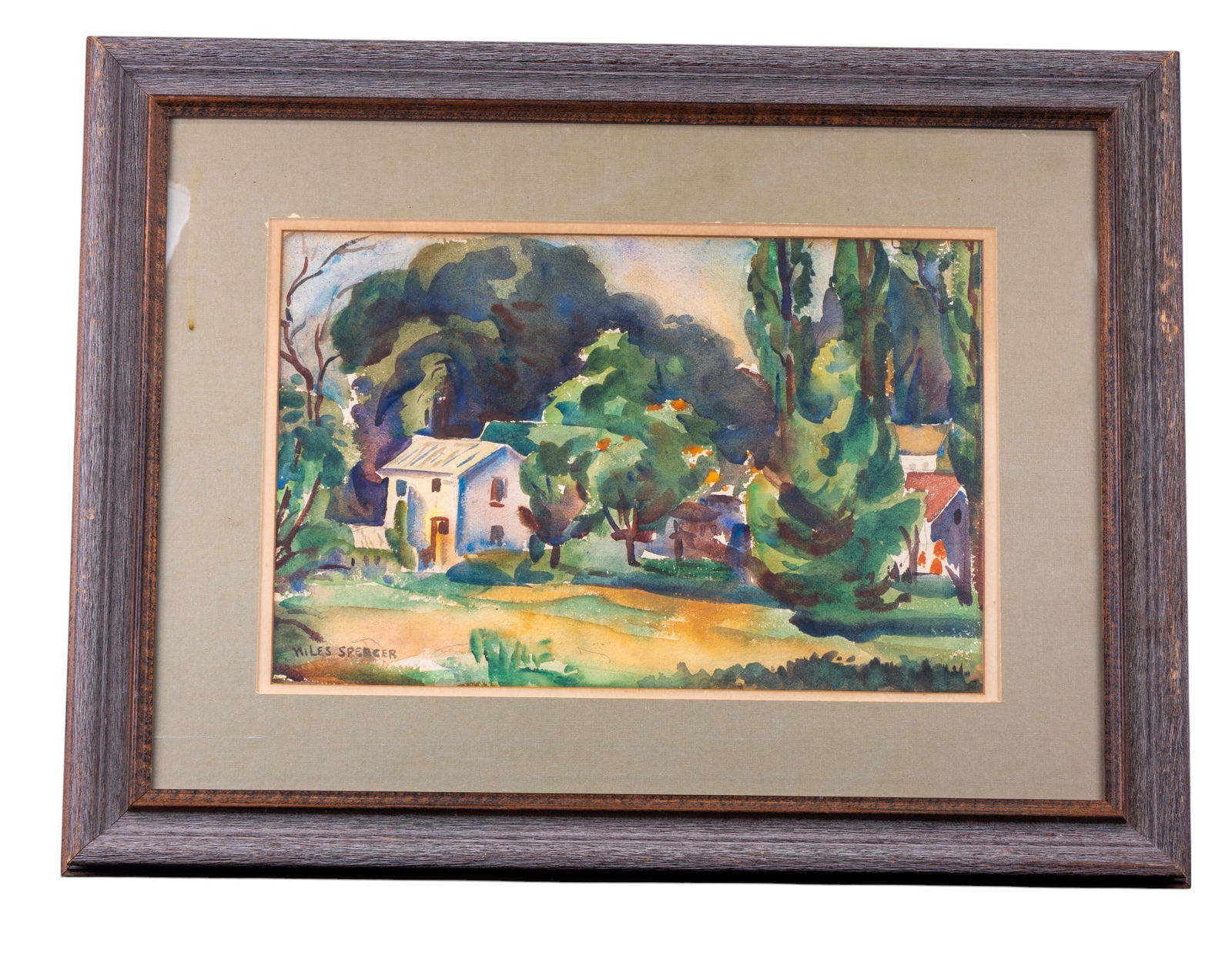 2 Signed Watercolor Landscape Paintings (1 of 12)