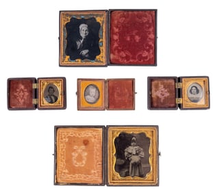 Leather Case Ambrotypes and Union Cases