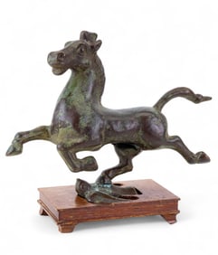 Chinese Flying Horse of Ganzu Bronze Statue