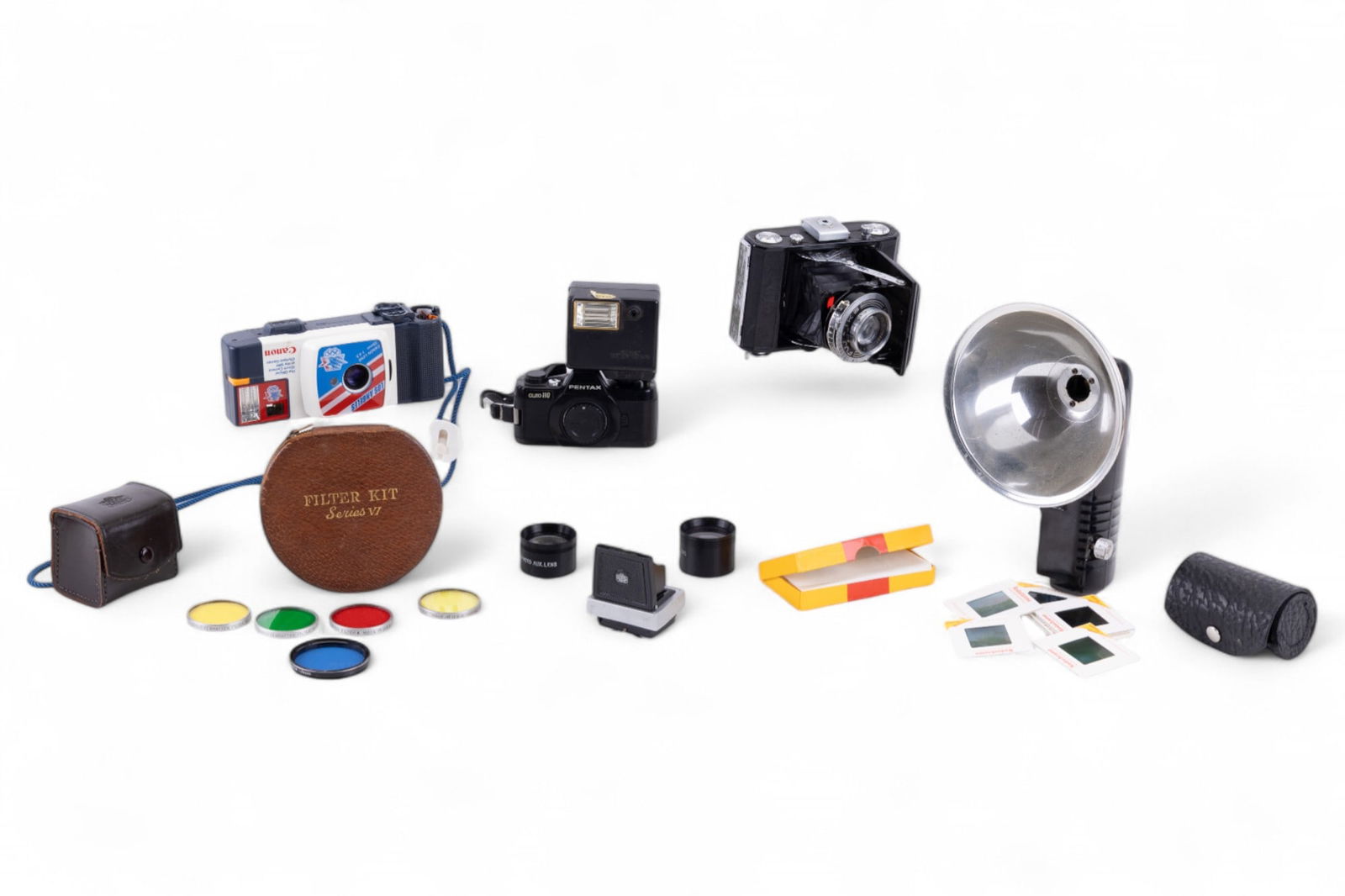 Vintage Camera + Accessories/Flash Holder, Lens + (1 of 14)