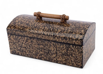 Palecek Lacquer Patterned Box