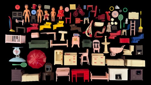 Renwal, Plasco, and More Dollhouse Furniture