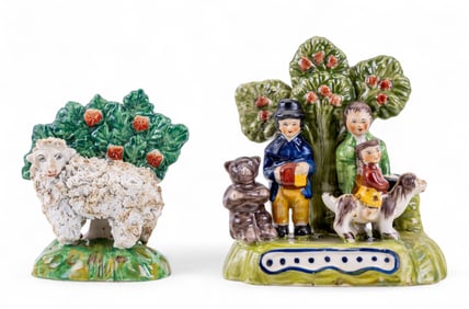 2 Early Porcelain Figurines