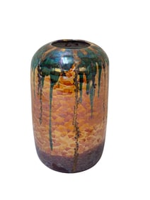 Claudio Pulli (ITL 1929-2004) Crackle & Drip Vase