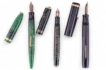Early Parker and Sheaffer Fountain Pens
