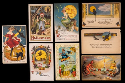 Antique Halloween Postcards