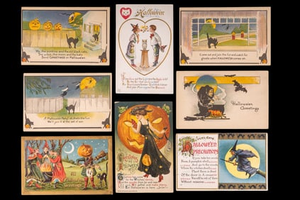 Antique Halloween Postcards