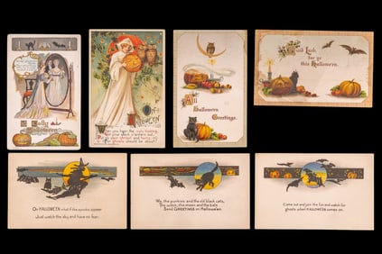 Antique Halloween Postcards