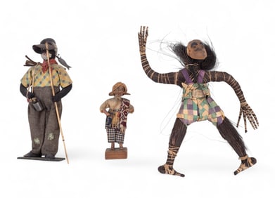Folk Art, Black Americana, Voodoo Figures.