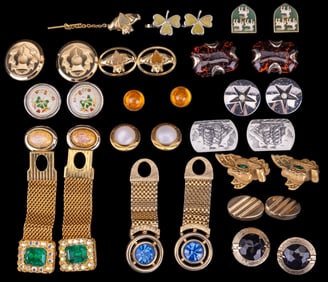Early and Vintage Cuff Links, Tie Clips, & More