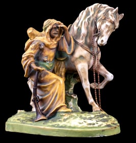 Amphora Austria Arab Porcelain Statue