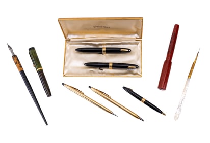 Sheaffer's Pen Set, Cross Pen, Nibs & More
