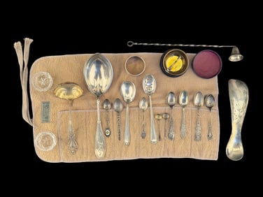 Sterling Spoons w/ Bailey Banks Biddle + Shoe Horn