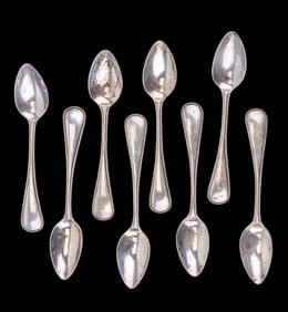 Sterling Silver Cocks & Bettridge Demitasse Spoons