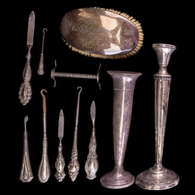 Sterling Silver Vanity Set & More
