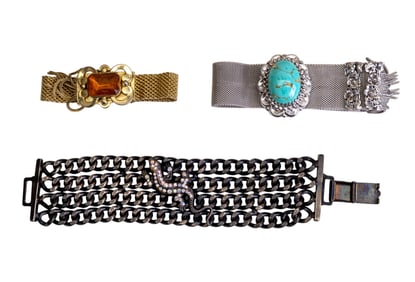 Whiting Davis and Kirks Folly Bracelets