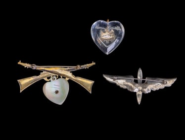 Sterling World War II Sweetheart Jewelry