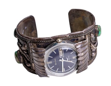 Vintage Native American Cuff + Watch