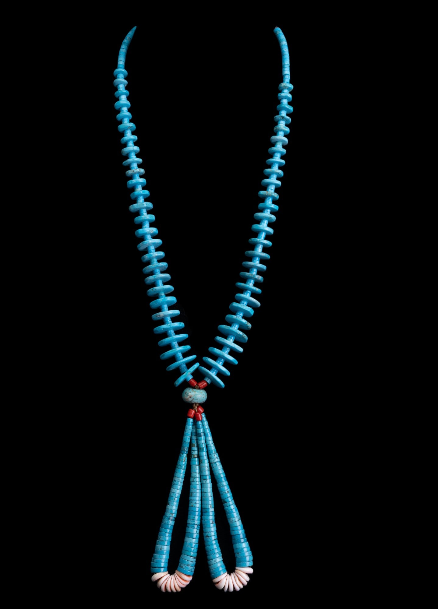 Vintage Turquoise and Coral Necklace (1 of 6)
