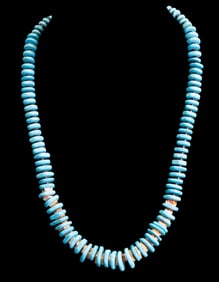 Vintage Turquoise Shell Necklace