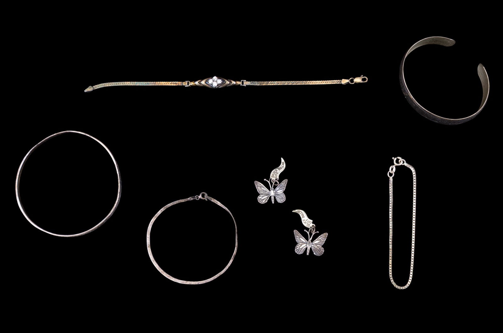 Danecraft and Other Sterling Bracelets (1 of 12)