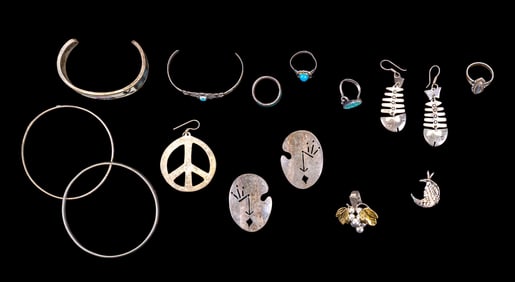 Native American, Taxco Sterling, Mexico and Alpaca