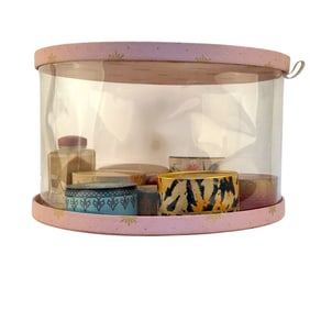 Vintage Facial Powder Puff Boxes