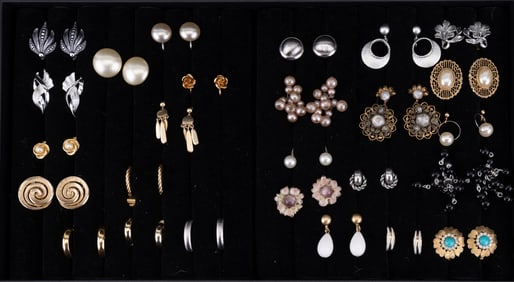 Designer and Vintage Costume Earrings