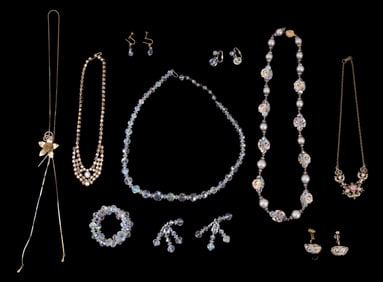 Vendome and Other Crystal Bead Jewelry
