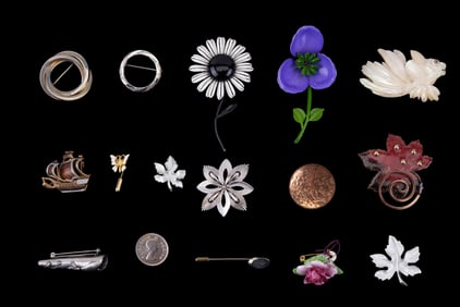 Designer Brooches and Pins